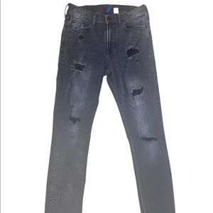 Black Ripped Skinny Jeans